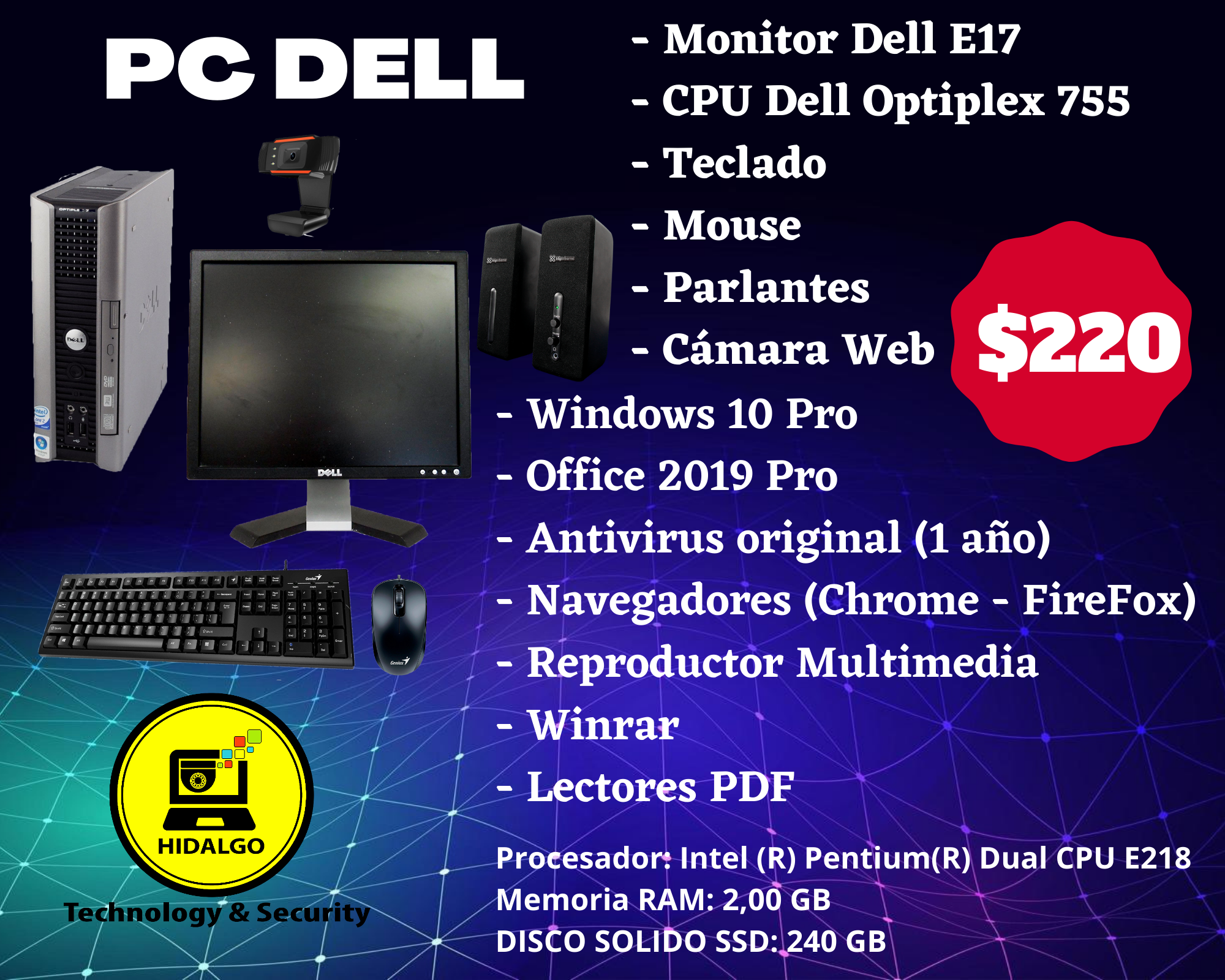 24 precio PC DELL