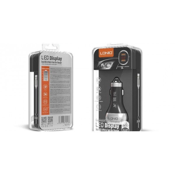 ldnio-c2-dual-qc30-usb-with-car-battery-voltage-led-display-quick-charging-car-charger-for-mobile-phone