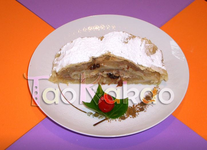 enrollado de manzana