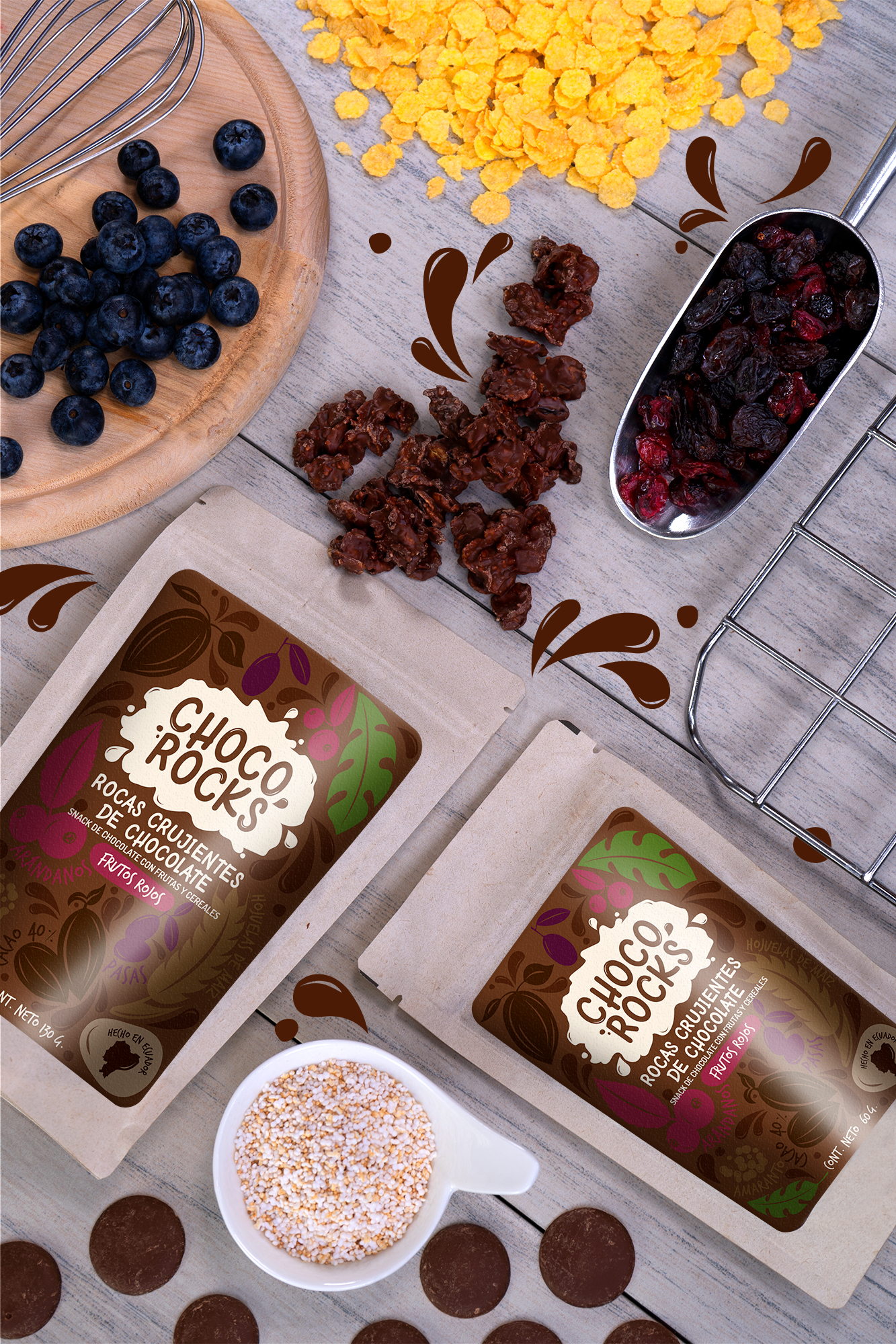 Chocorocks Frutos Rojos