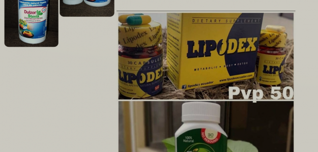 Stevia líquida, GET SLIM y Lipodex